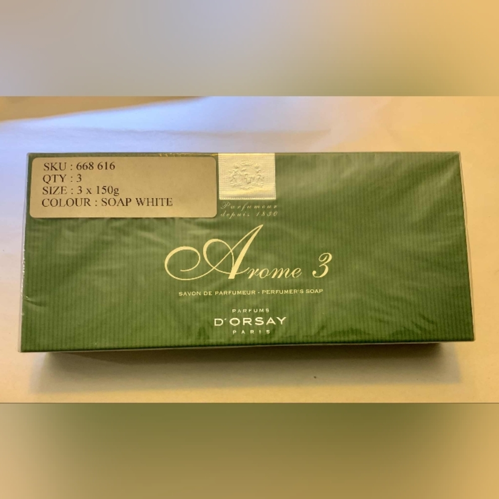 Arome 3 Perfumer's Soap - White and Green